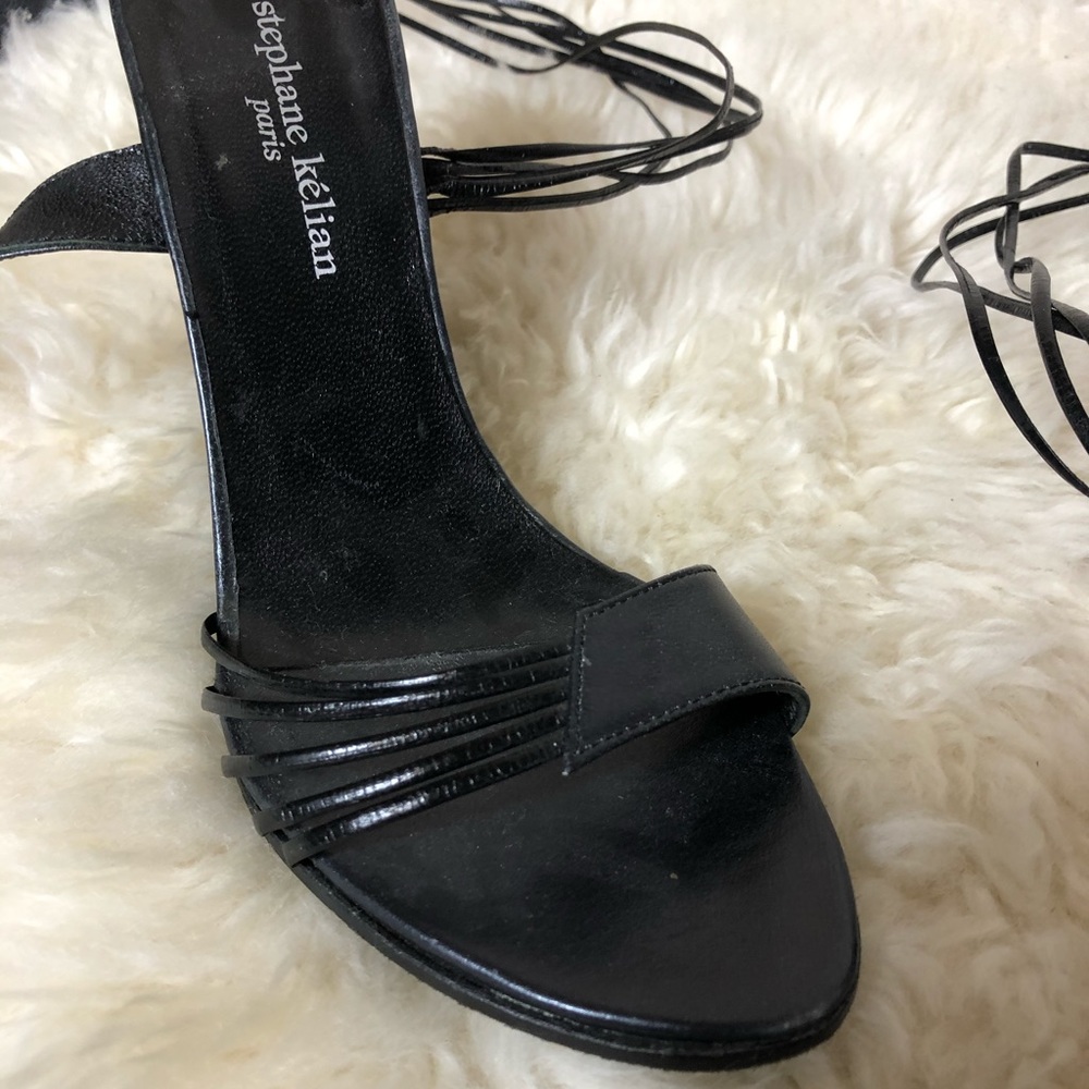 Stephane Kélian Black Wedges